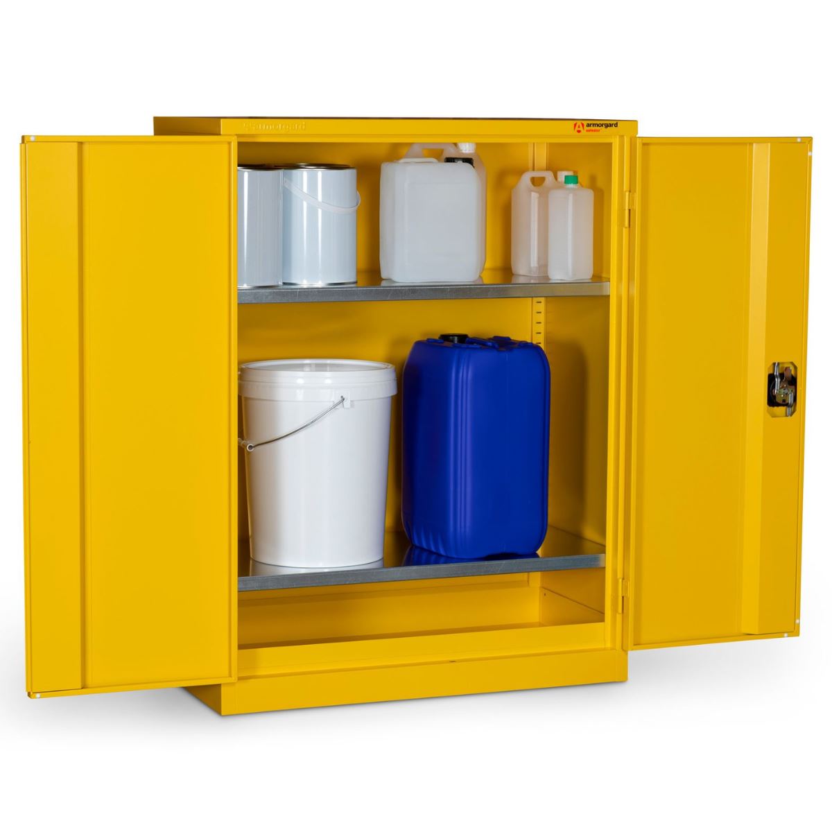 Armorgard HFC5 Safestor Hazardous Floor Cupboard 900mm x 480mm x 1200mm Safe Storage for Materials