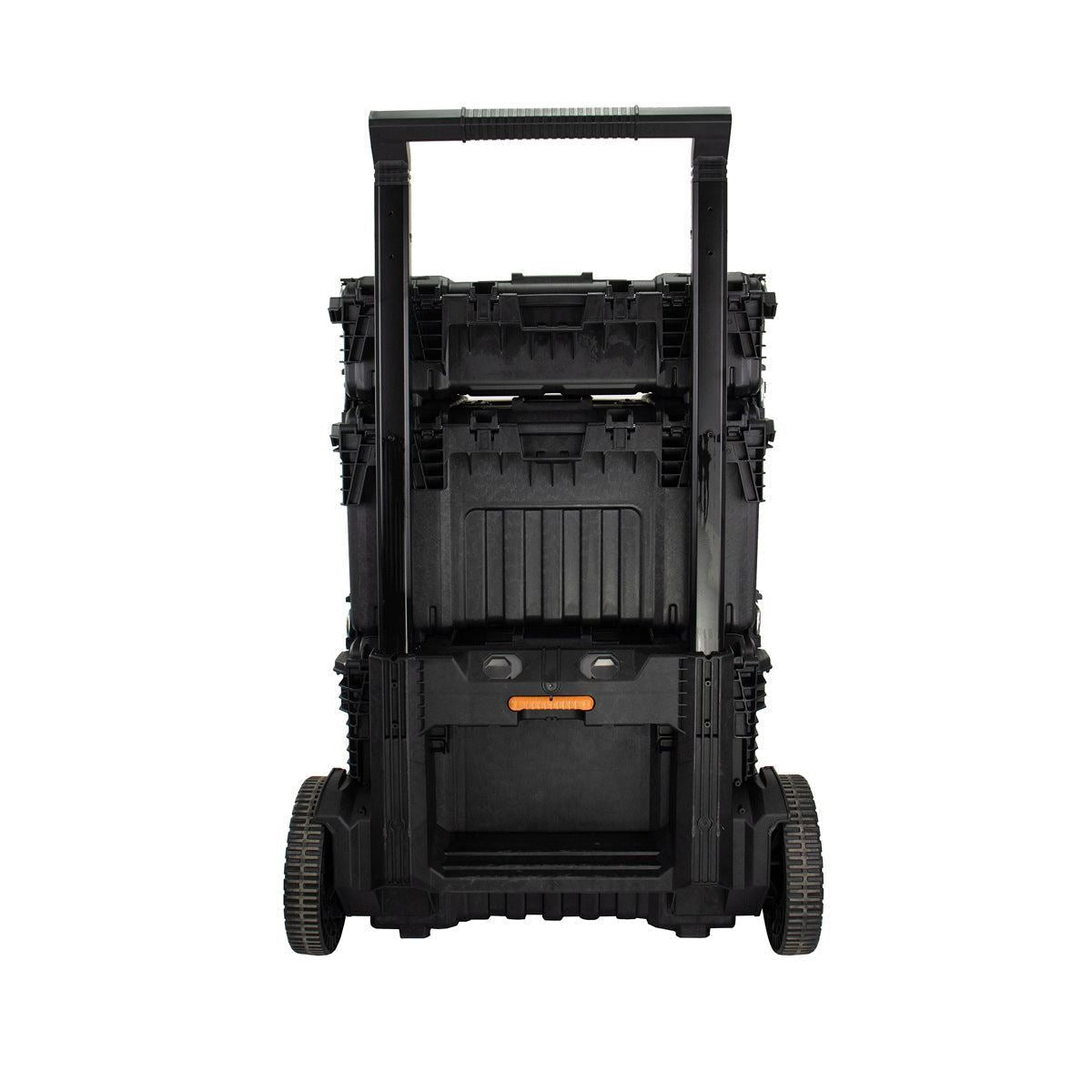 JCB SITESYS-ST 3-Piece Modular Tool Storage System with Cart, Tool Box & Organiser Case with Heavy Duty Wheels