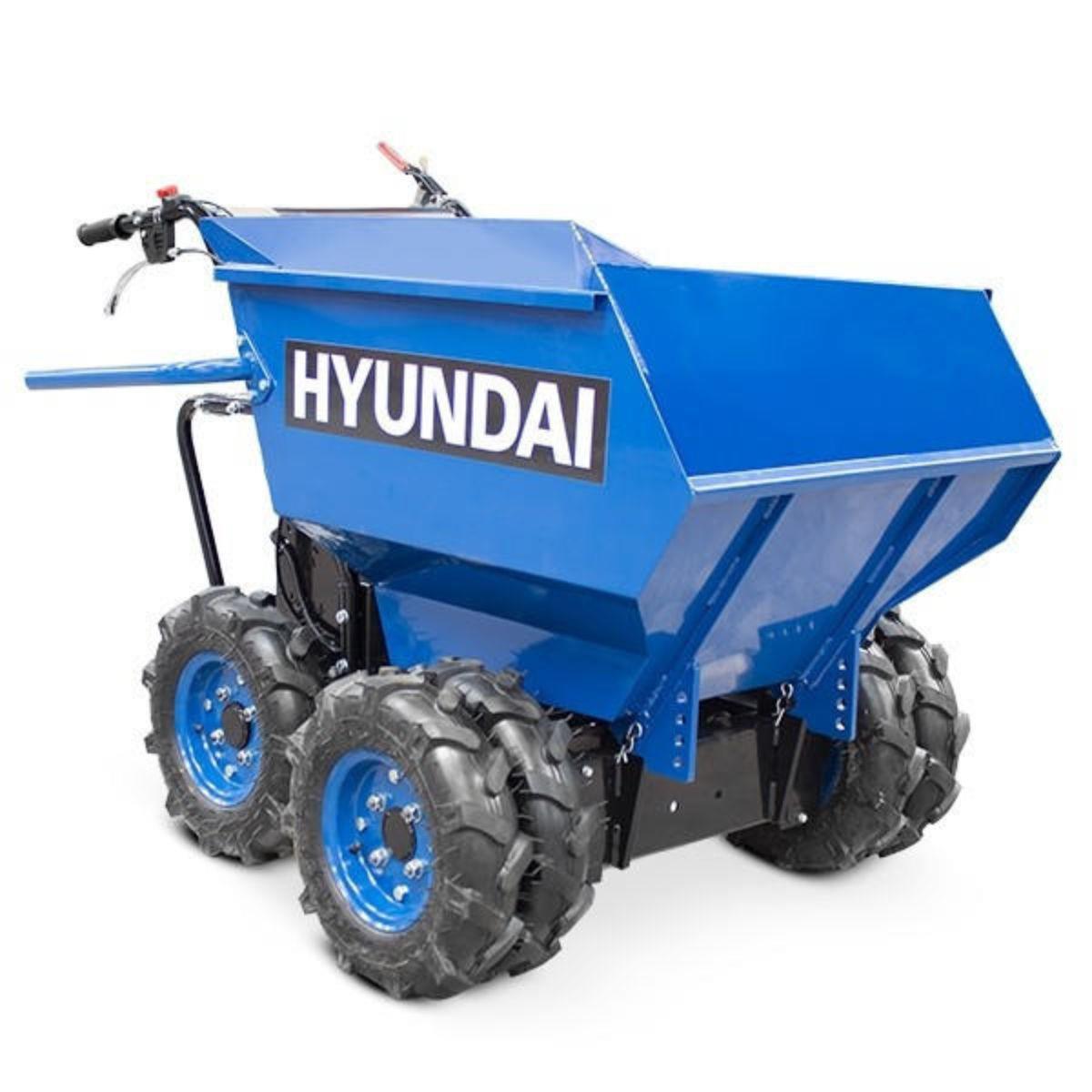 Hyundai HYMD500 4 x 4 Drive Mini Dumper Power Barrow 196cc Engine, 500kg Capacity & Compact & Reliable