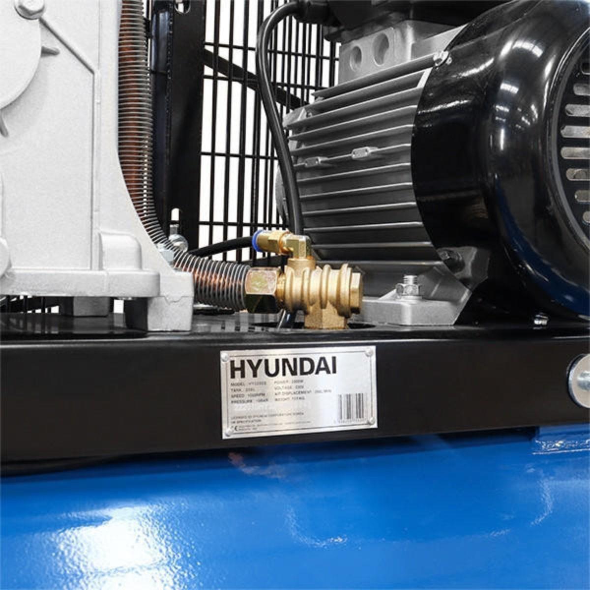 Hyundai HY3200SX 200L Electric Air Compressor 145psi Belt Drive 230V/3hp