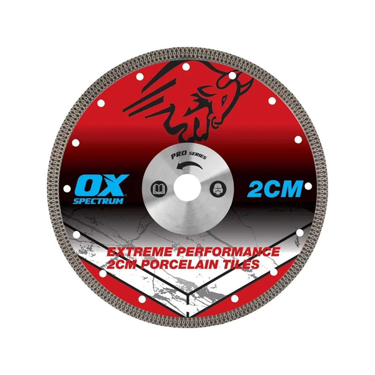 Ox Pro 2CM Porcelain Tile & Stone Cutting Blade 250mm 2CM-250/25