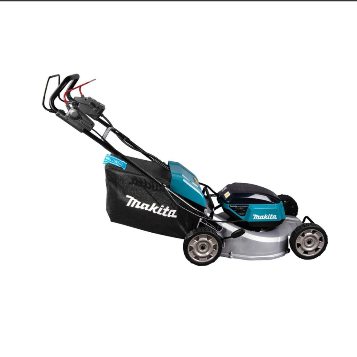 Makita DLM533PT4 18V/36V LXT Cordless Brushless 530mm Lawn Mower With 4 x 5.0Ah Batteries & Charger