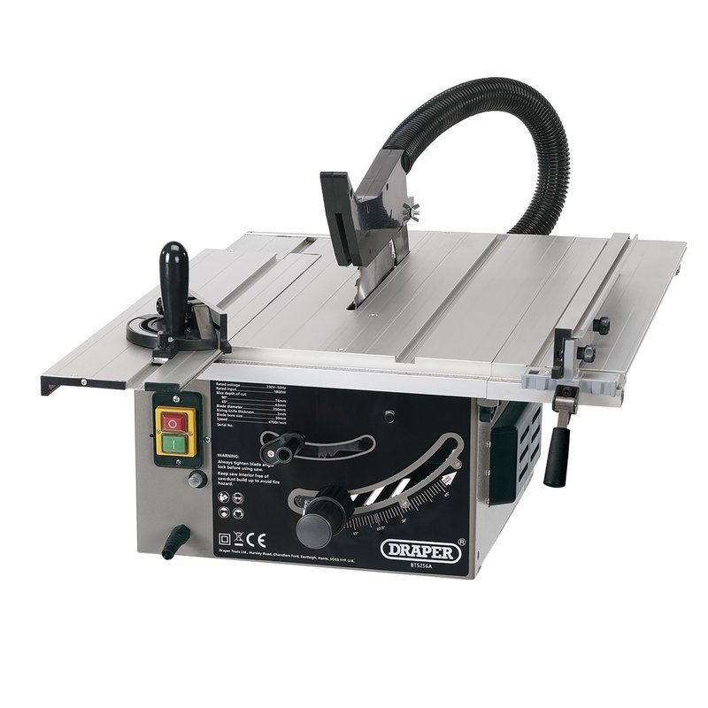 Draper BTS256A Sliding Table Saw 250mm 230V/1800W 99258