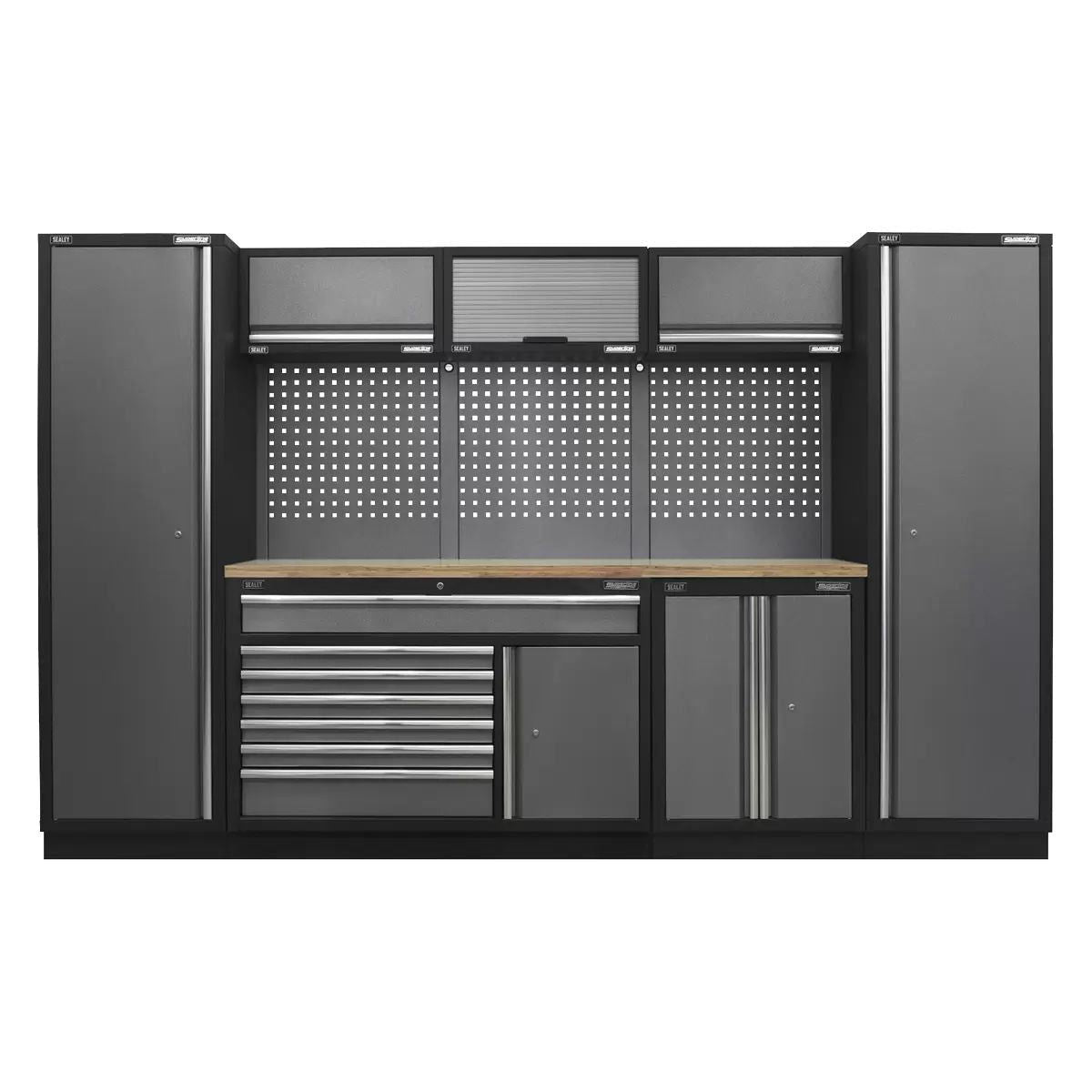 Sealey APMSSTACK13W Superline Pro 3.24m Storage System Pressed Wood Worktop