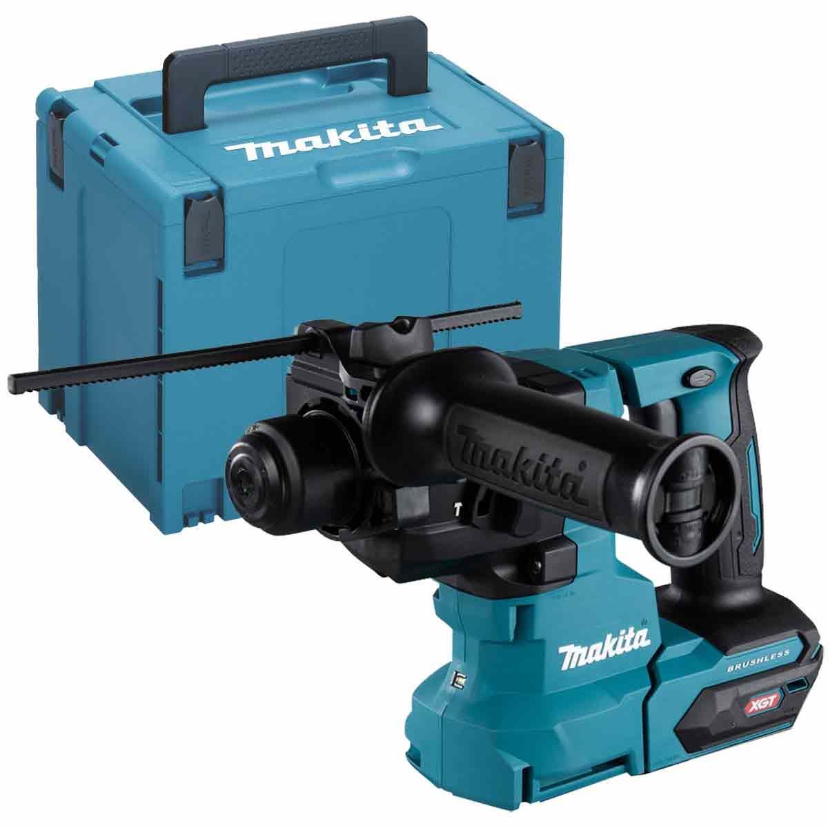 Makita HR010GZ01 40V XGT Brushless SDS Plus Rotary Hammer with 1 x 4.0Ah Battery, Charger & Case