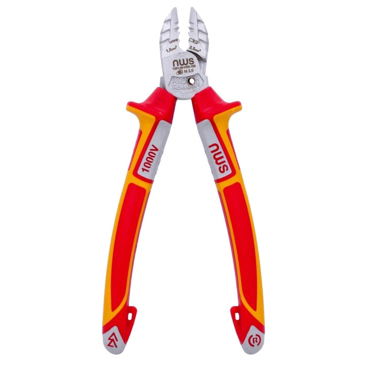 NWS N1351-49-VDE-190-SB 190mm 6 in 1 Electrician's Multi-function Side Cutter