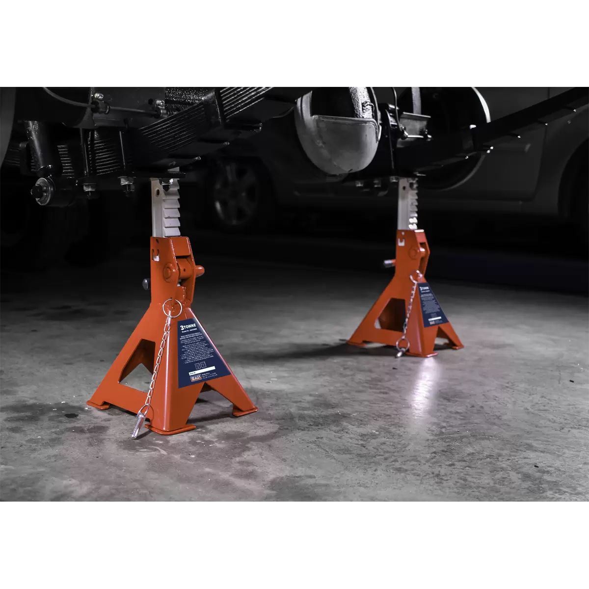 Sealey AAS3000 Axle Stands Capacity Pair 6 Tonne