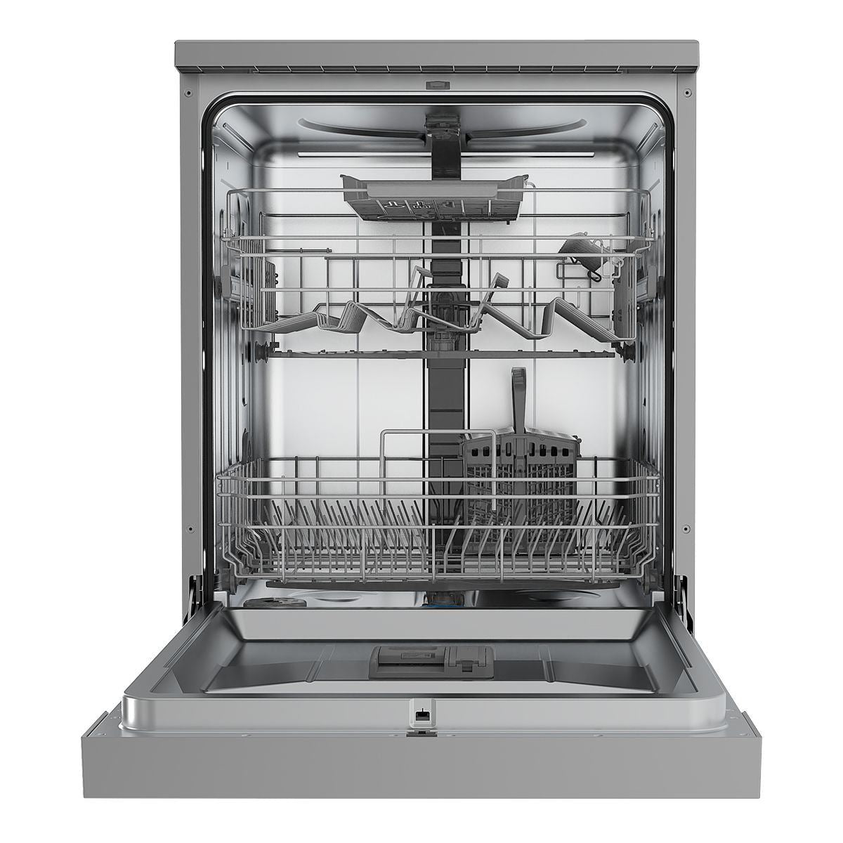 Sealey DH167 Baridi Regular Sized Freestanding Dishwasher 60cm Wide 14 Place Settings Silver