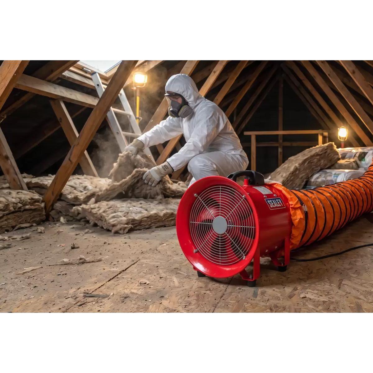 Sealey VEN300 Portable Ventilator 300mm with 5m Ducting