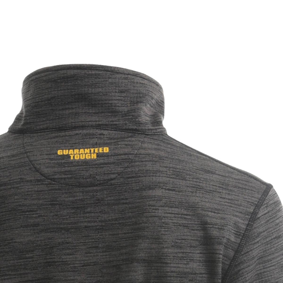 Dewalt Jonesborough 1/4In Zip Mid Layer Fleece Black/Grey - Size M