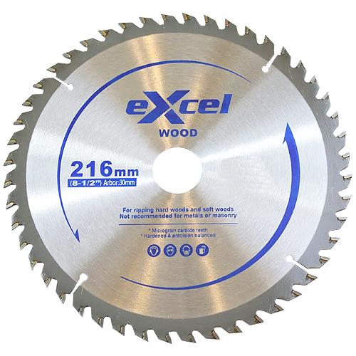 Excel 216mm TCT Circular Saw Blade 60T Wood