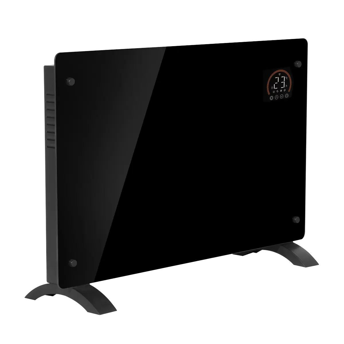 Sealey DH139 Baridi Electric Glass Panel Heater Black Remote Control & Wi-Fi 2000W