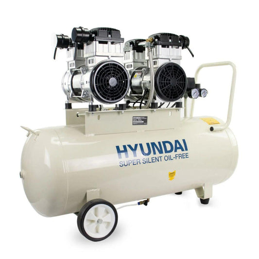 Hyundai HY2150100 100L Oil Free Low Noise Electric Air Compressor 145psi Direct Drive 1500W/230V