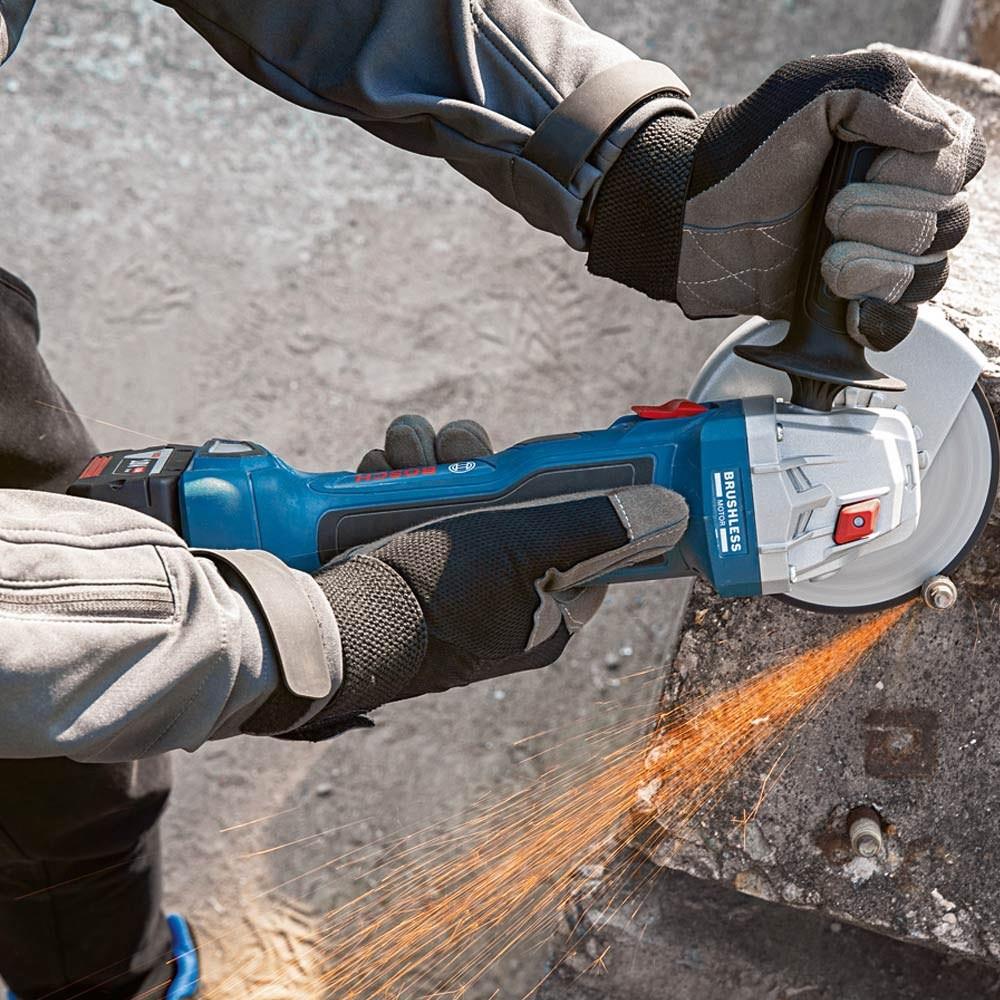 Bosch GWS 18V-7 Professional, Lightweight & Powerful Angle Grinder 125mm Body Only 06019H9001