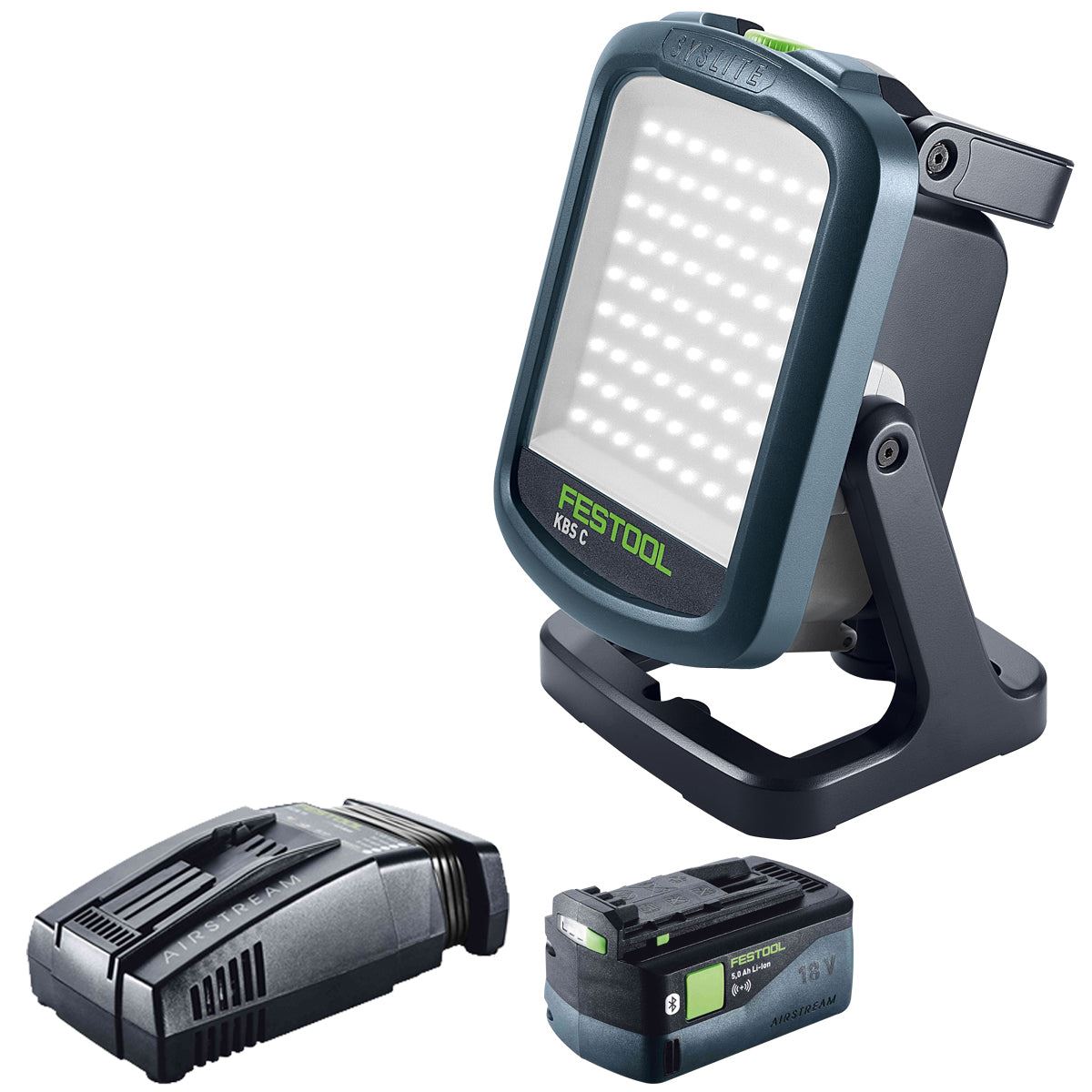 Festool SYSLITE KBS C 18V Cordless Construction Work Light - 578126 With 1 x 5.0Ah Battery & Charger
