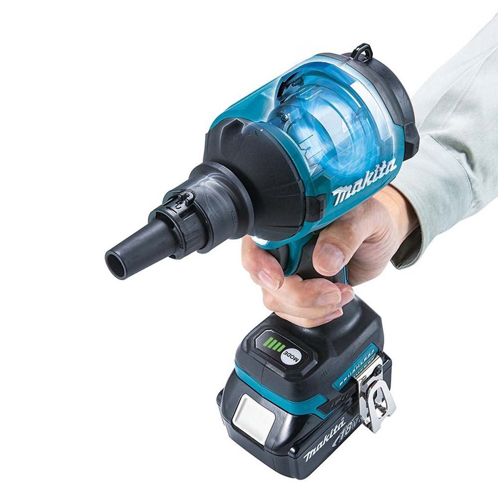 Makita DAS180Z 18V LXT Brushless Dust Blower With 1 x 6.0Ah Battery, Charger & Bag