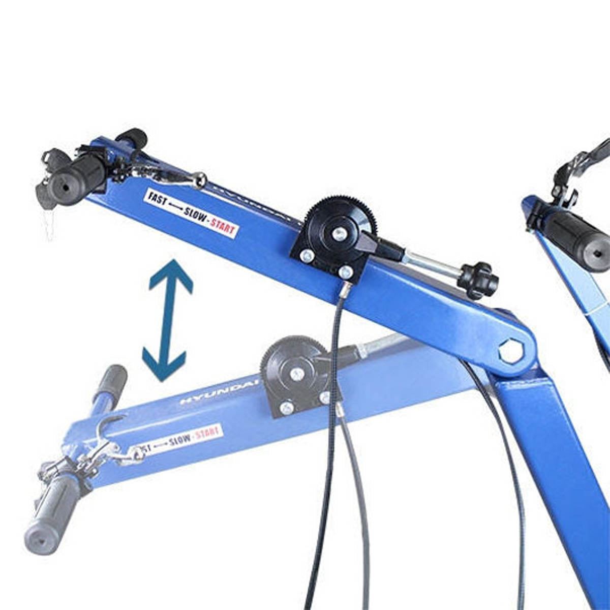 Hyundai HYTR70 450mm Depth Petrol Trencher & Recoil Start 210cc Engine, Adjustable Soft Grip