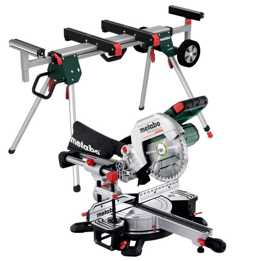 Metabo KGS 18 LTX BL 216 18V 216mm Brushless Sliding Mitre Saw with KSU 251 Stand