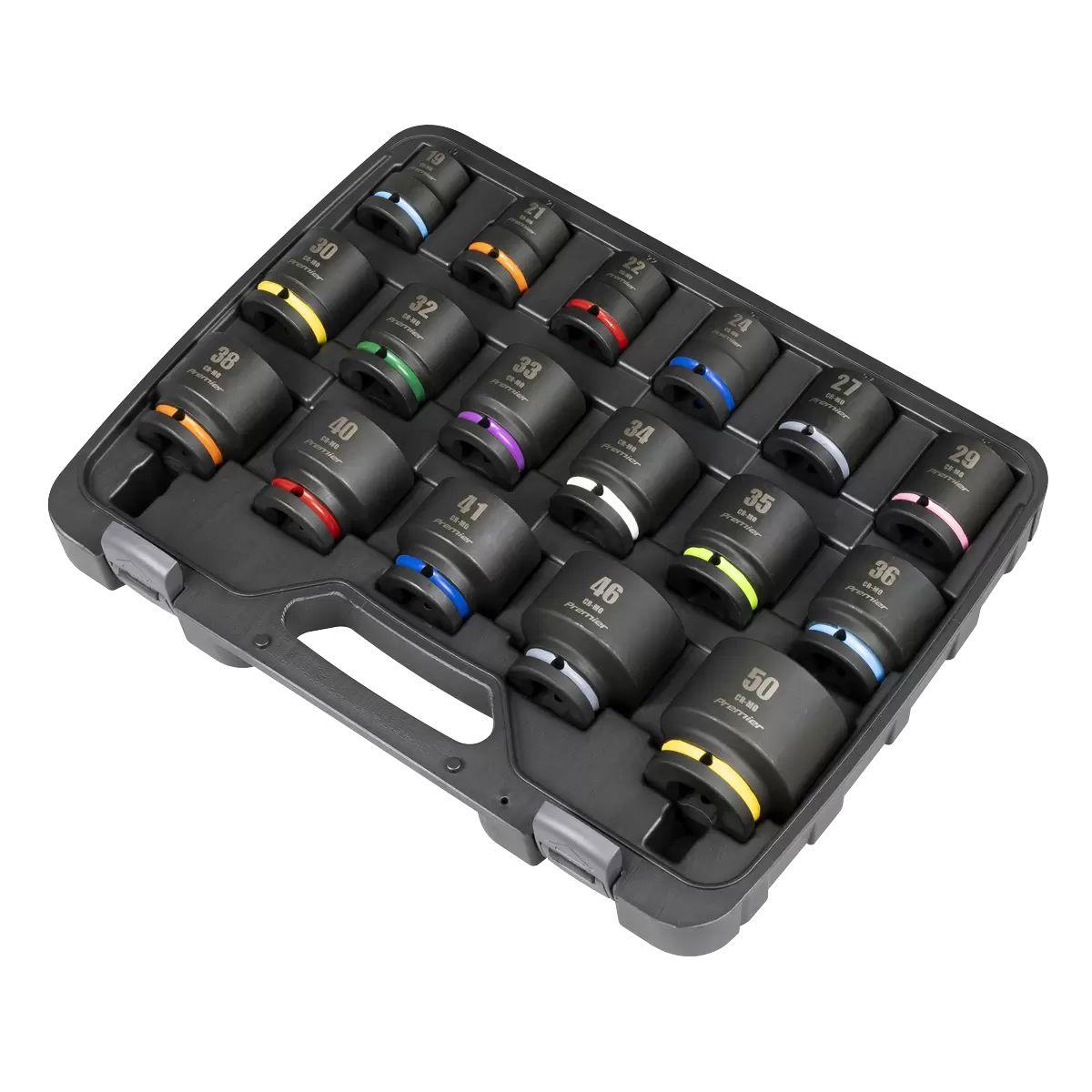 Sealey AK8892M Premier Impact Socket Set 3/4