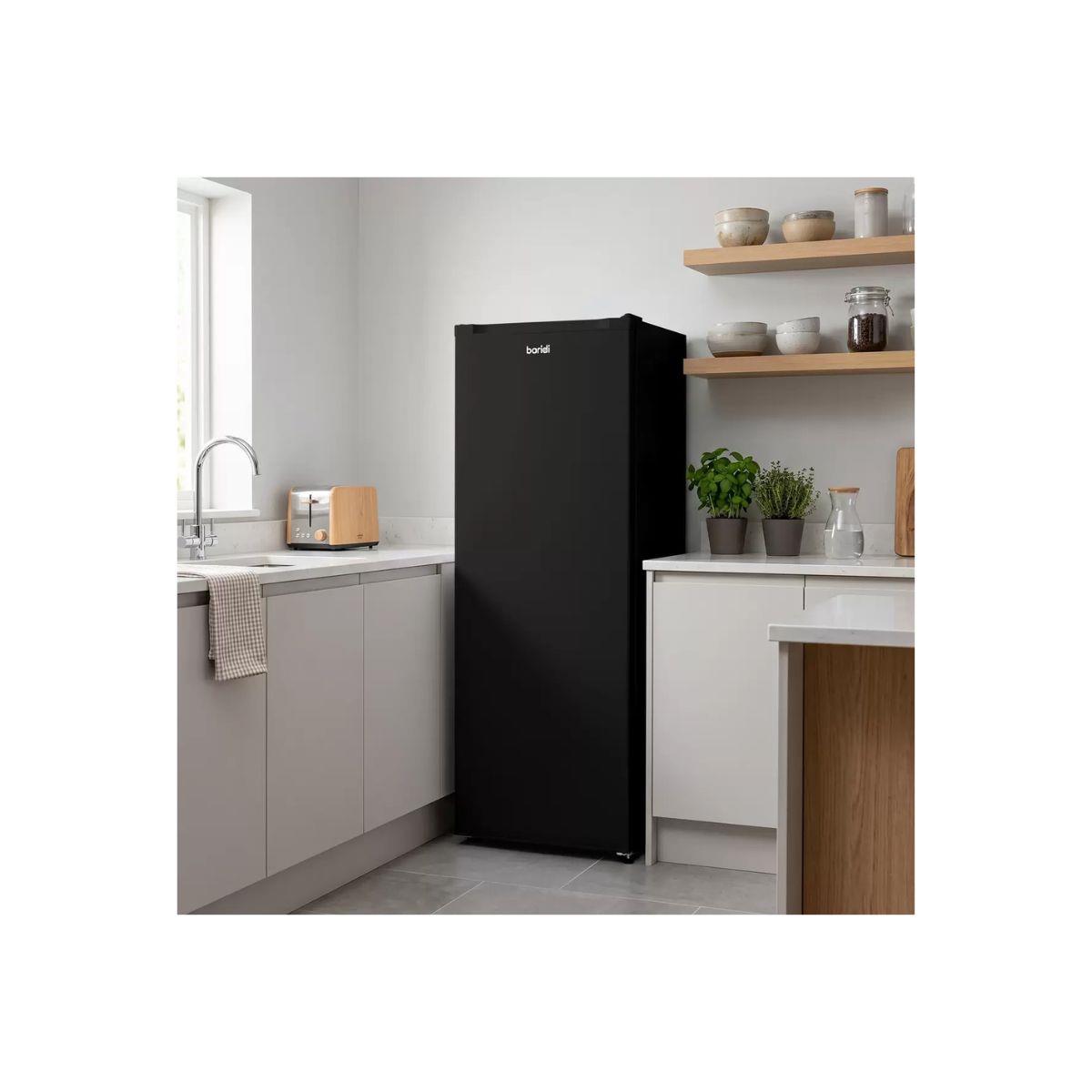 Sealey DH325 Baridi Freestanding Tall Freezer 177L Capacity Black 230V