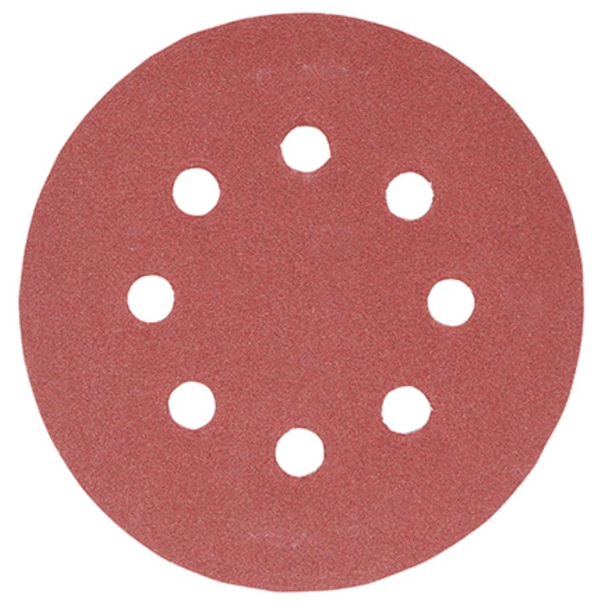 Timco 125mm Hook & Loop Random Orbital Sanding Discs 180 Grit Pack of 5 - 231200