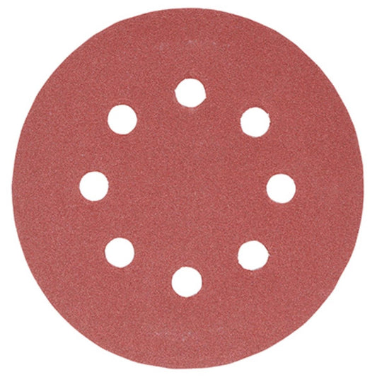 Timco 125mm Hook & Loop Random Orbital Sanding Discs 180 Grit Pack of 5 - 231200