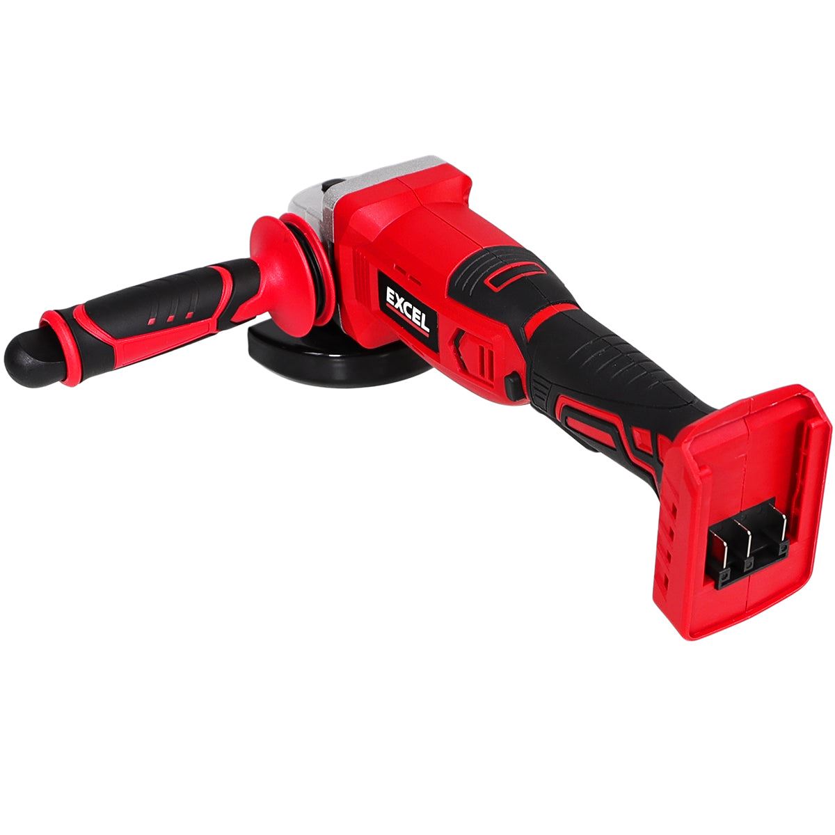 Excel 18V Cordless Angle Grinder 115mm with 1 x 4.0Ah Battery Charger & Bag