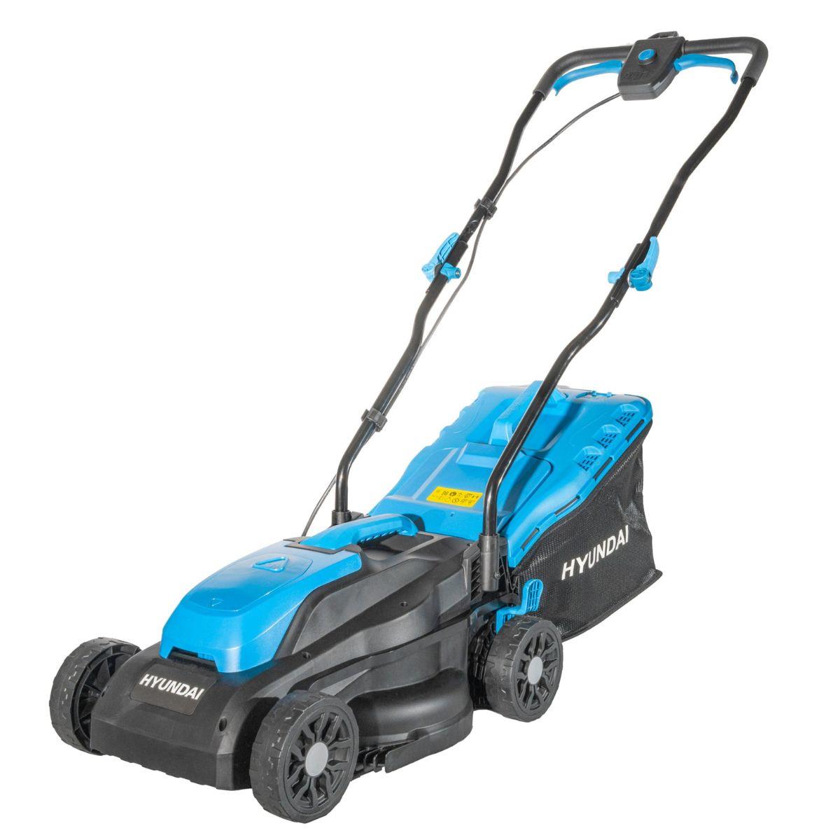 Hyundai HY20CLM33 20V Brushless Cordless Lawnmower 33cm/13 Inch With 32L Collection Bag