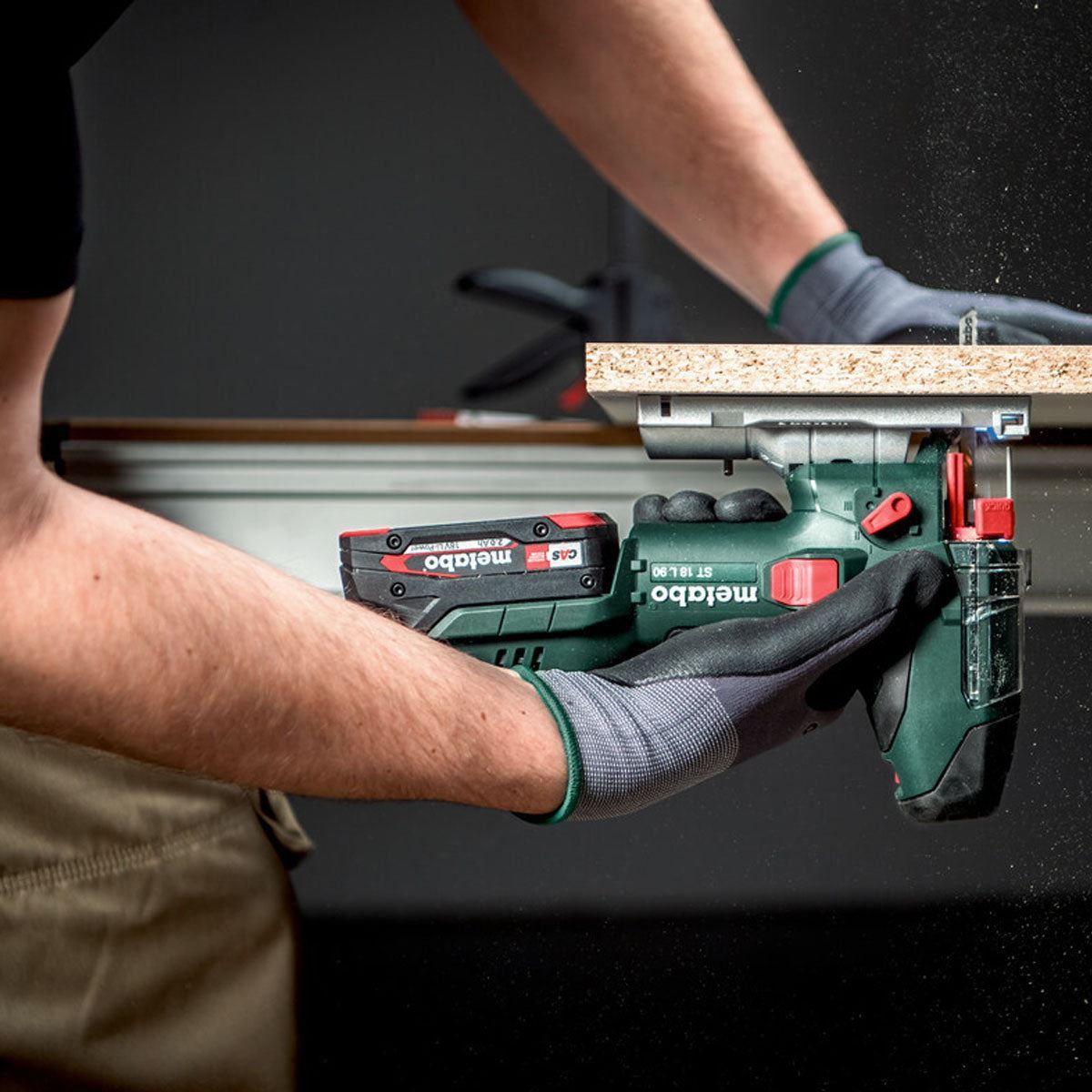 Metabo ST 18 L 90 18V Body Grip Jigsaw with 1 x 5.5Ah Battery & Charger