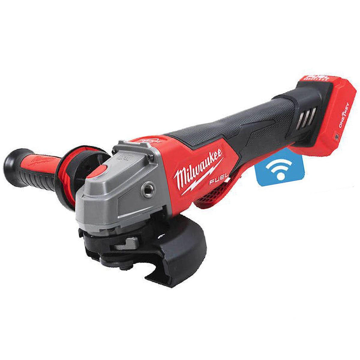 Milwaukee M18ONEFSAG115XPDB-0 18V Fuel One-Key Brushless 115mm Angle Grinder with 1 x 5.0Ah Battery & Charger