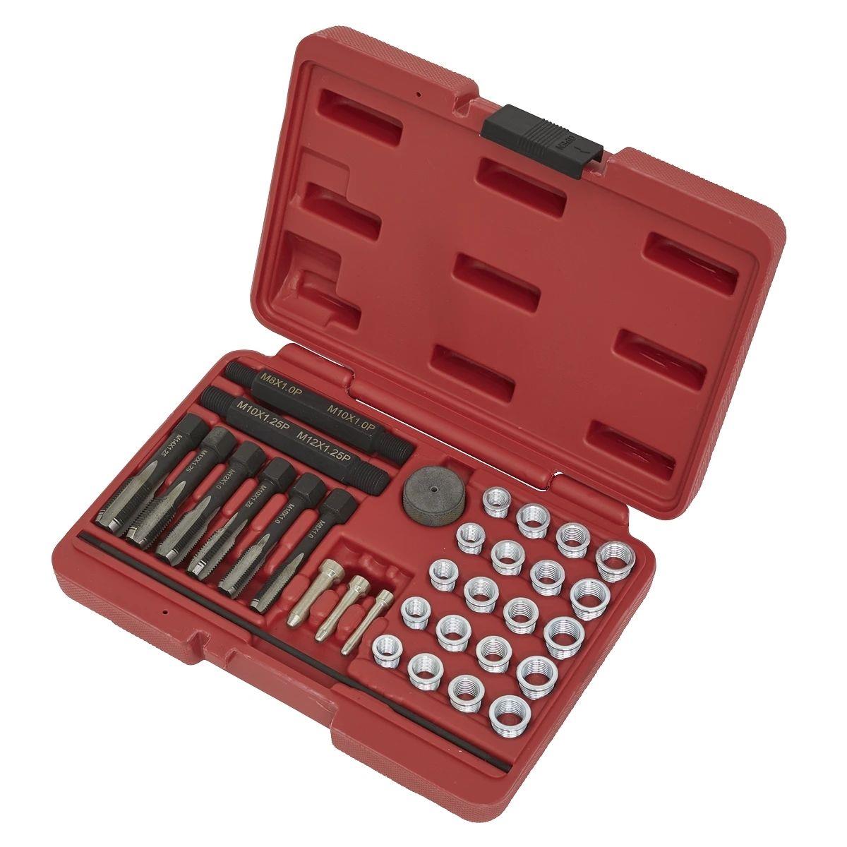 Sealey VS311 Glow Plug Thread Repair 33pc Set