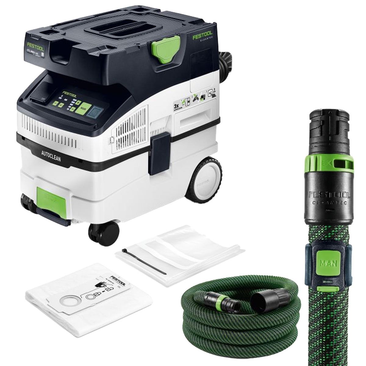 Festool CTL MIDI I AC 110V GB Mobile Dust Extractor CLEANTEC - 578546 With Bluetooth Remote Control 202098