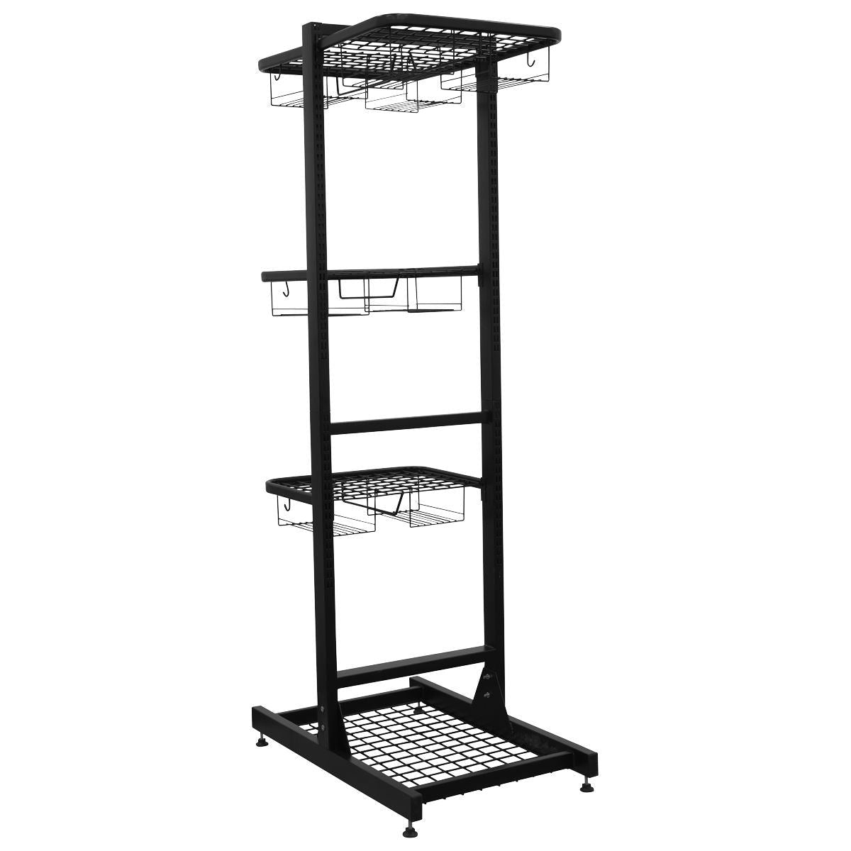 Sealey MS081FS2 Freestanding Motorcycle Helmet & Gear Storage