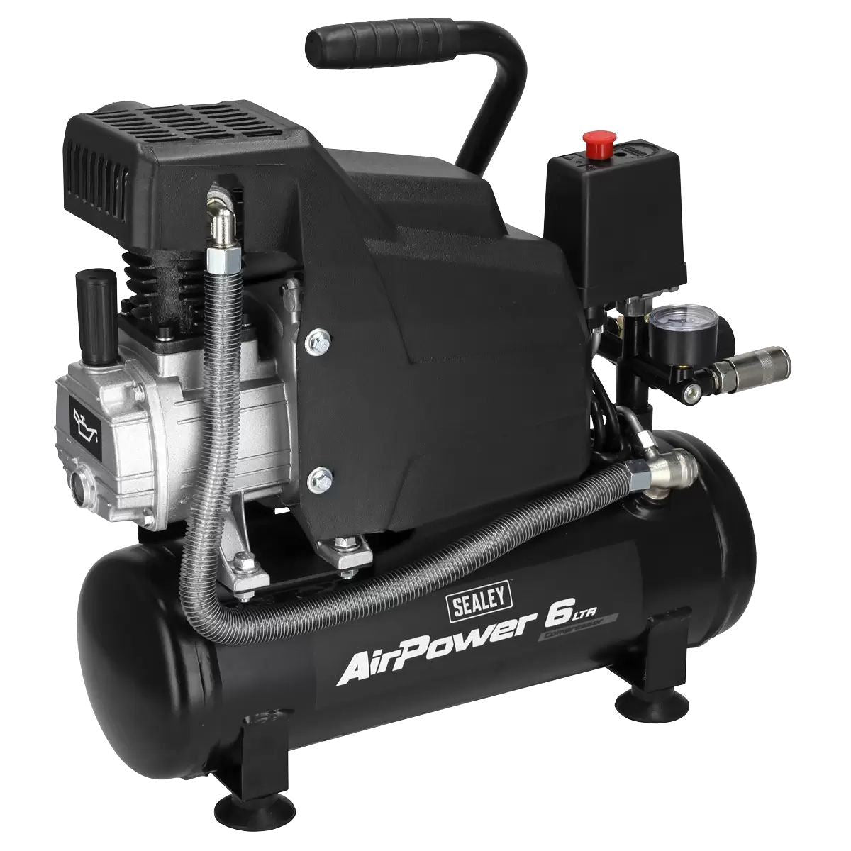 Sealey SAC0620A 6L Direct Drive Air Compressor 230V/13A Compact, Powerful & Reliable for Workshops