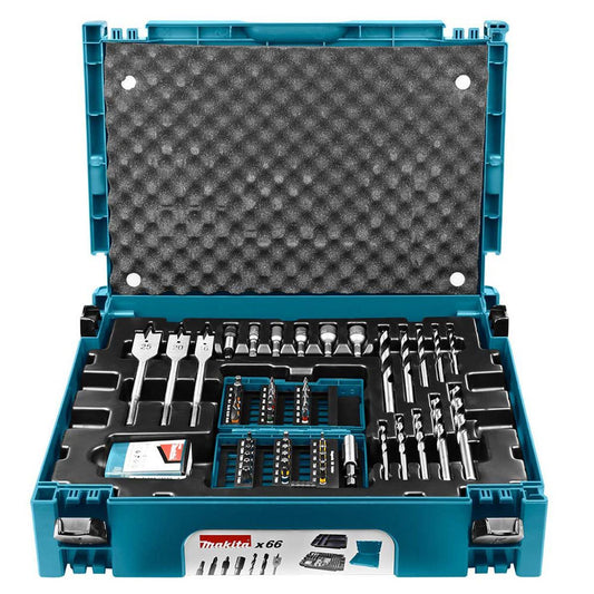 Makita B-43044 Makpac Drill & Screw Bit Set Of 66 Pieces