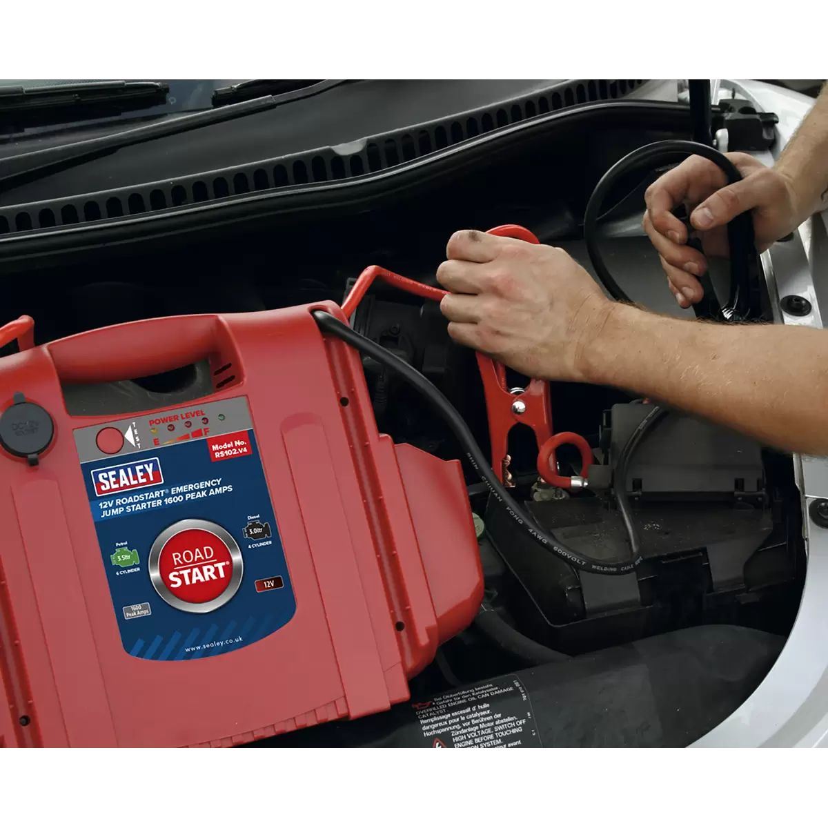 Sealey RS102 1600A 12V RoadStart Emergency Jump Starter