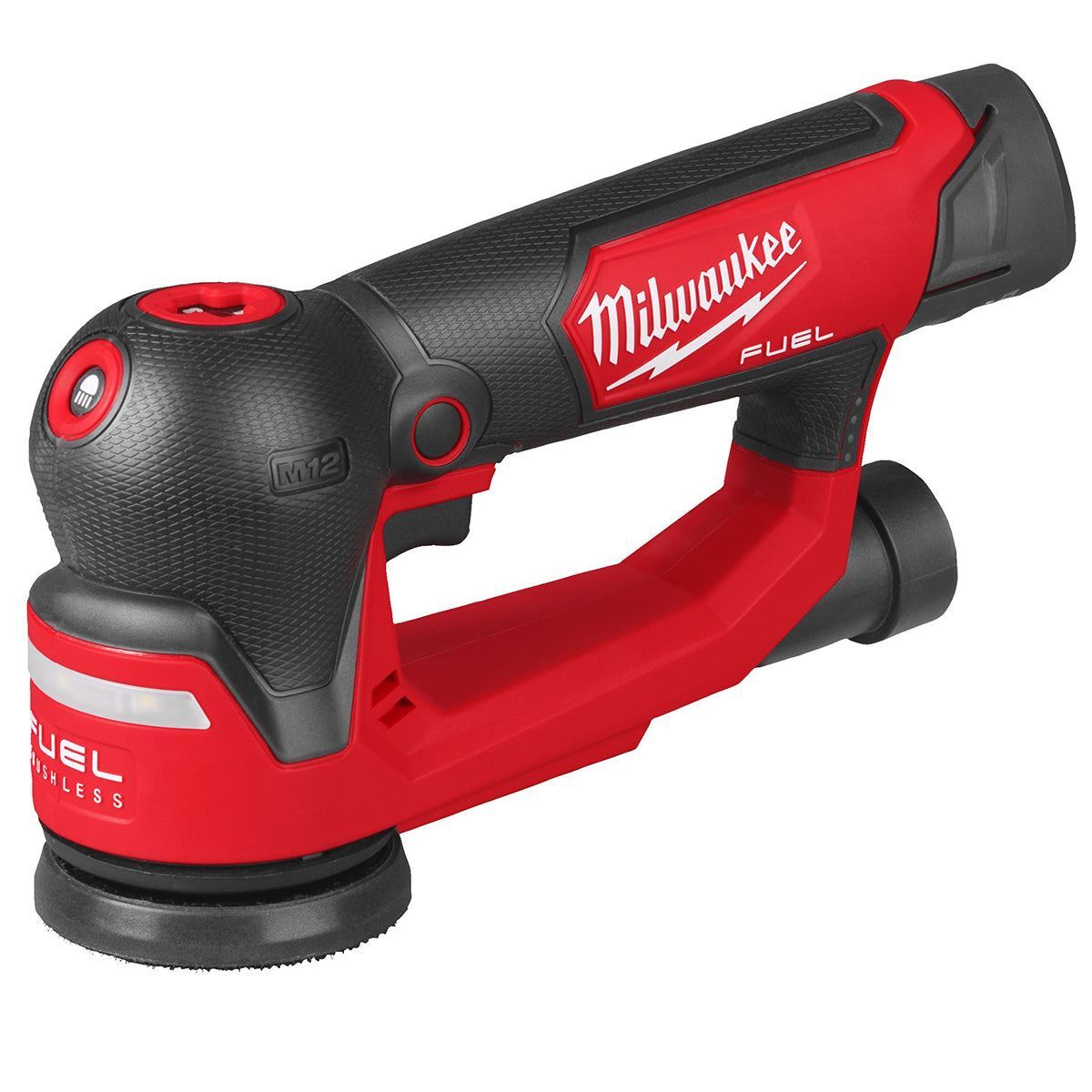 Milwaukee M12FSDR75-202B 12V Brushless 75mm Random Orbit Sander with 2 x 2.0Ah Batteries Charger & Bag 4933498234