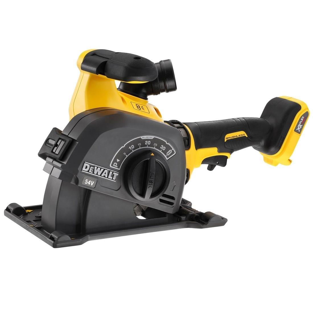 Dewalt DCG200NT-XJ 54V XR Flexvolt Brushless Wall Chaser With 1 x 6.0/2.0Ah Battery Charger & Case