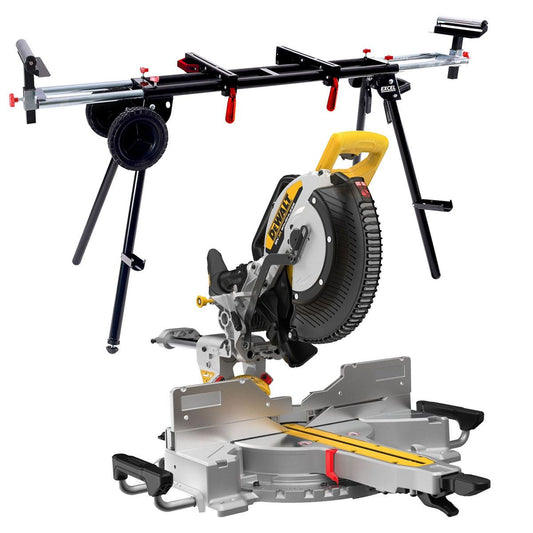 DeWalt DCS782N-XJ 18V XR Brushless Mitre Saw with Universal Leg stand