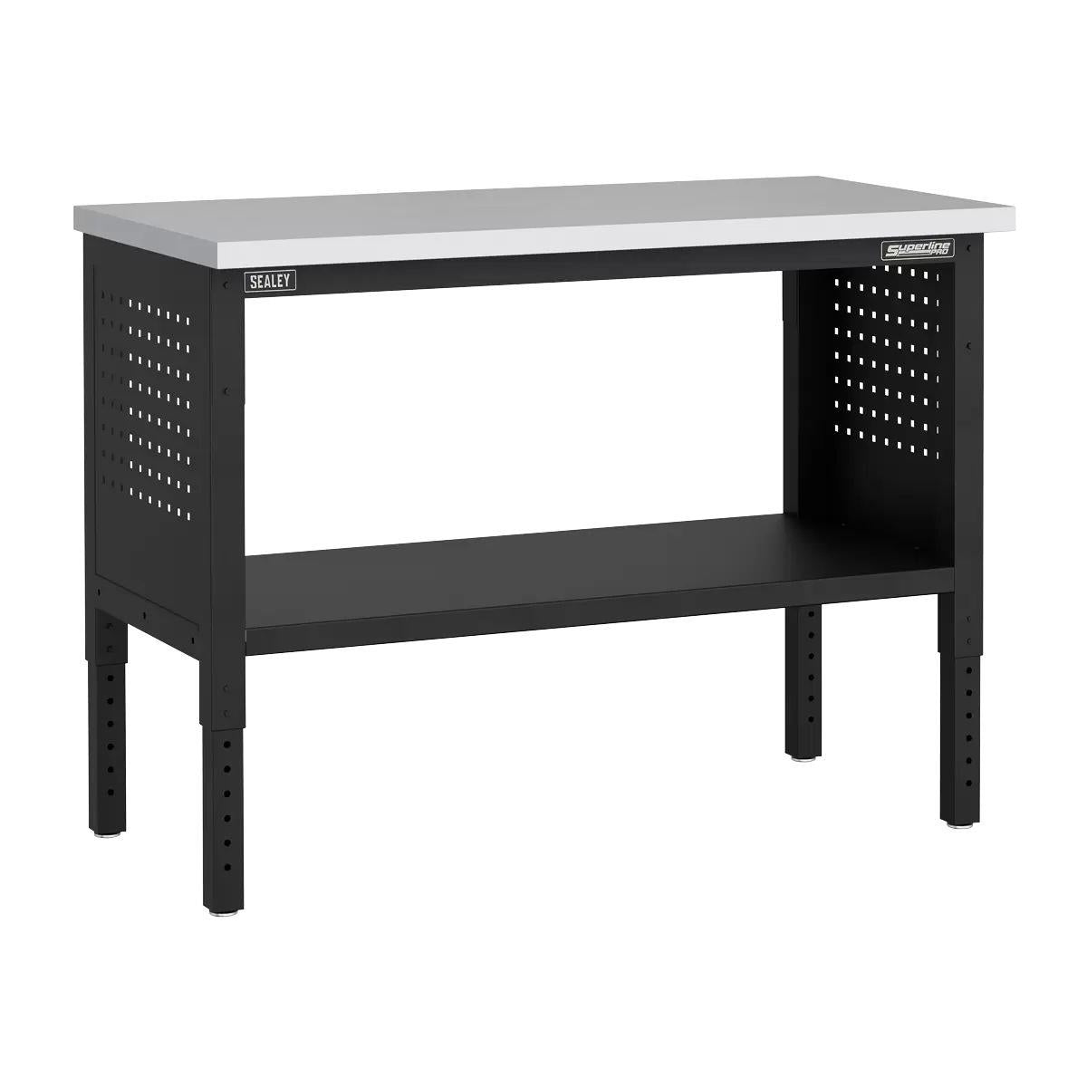 Sealey APMWB50COMBO2SS Superline PRO Modular Workbench with 4 Drawers Stainless Steel Worktop 1265mm