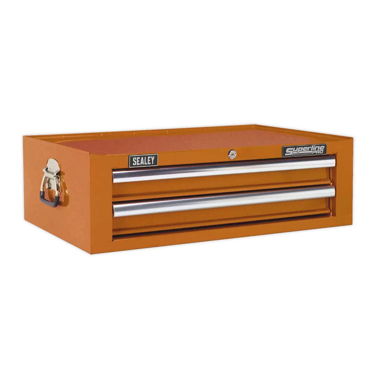 Sealey TBTPCOMBO4 Tool Chest Combination 14 Drawer with Ball Bearing Slides Orange & 446pc Tool Kit