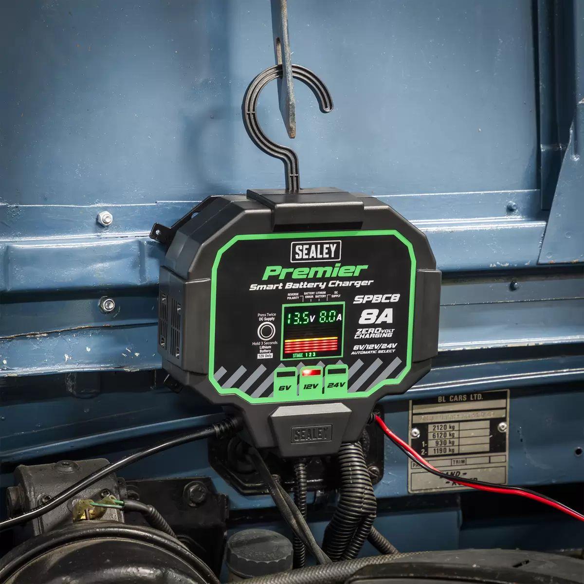 Sealey SPBC8 8A Fully Automatic Battery Charger