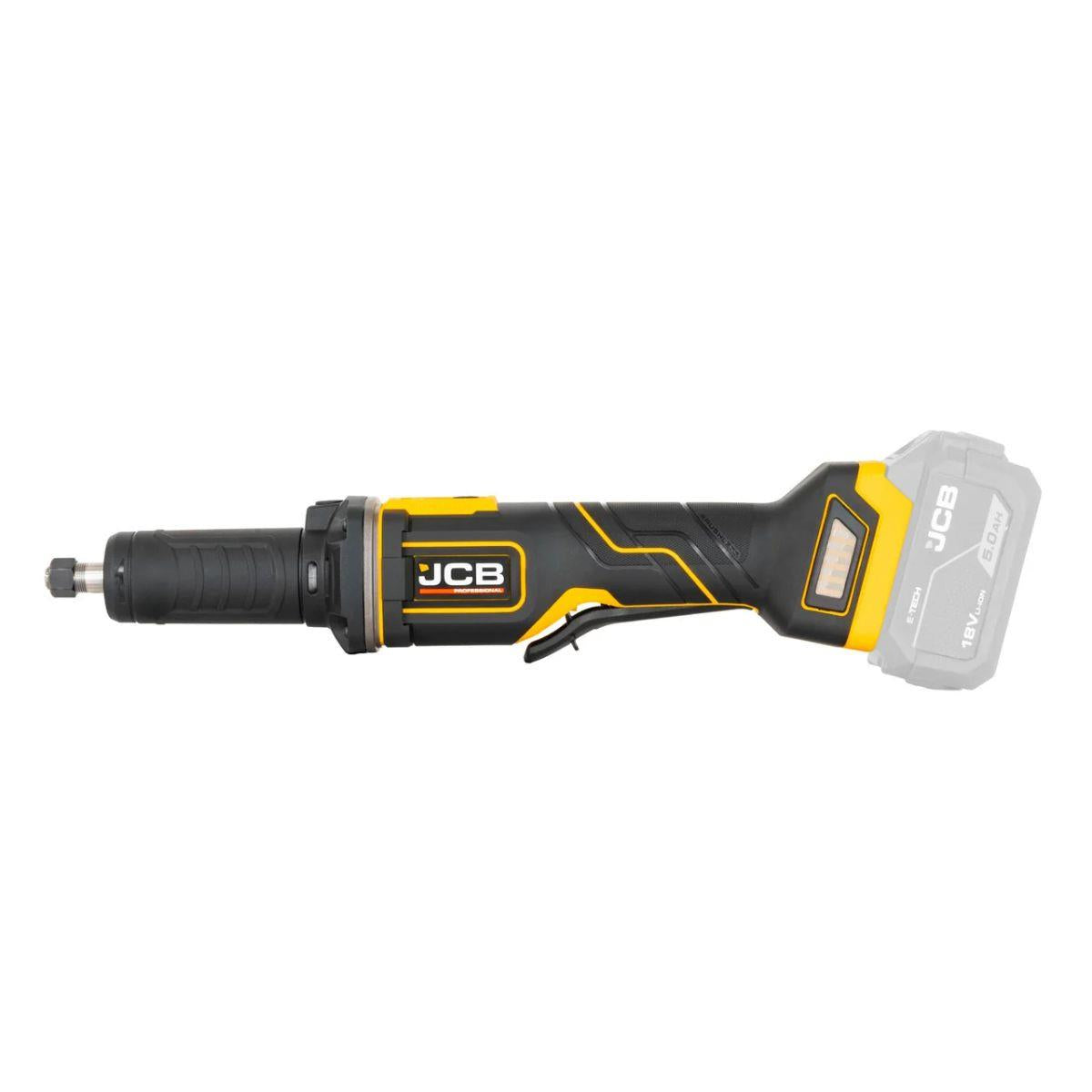 JCB-18PFAG-125 18V Brushless Flat Head Angle Grinder 125mm with Paddle Switch Body Only