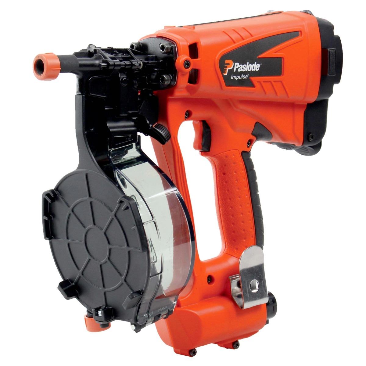 Paslode IM45 GN 7.4V Multi-Purpose First Fix Gas Coil Nailer with 1 x 2.1Ah Battery, Charger & Case 018608