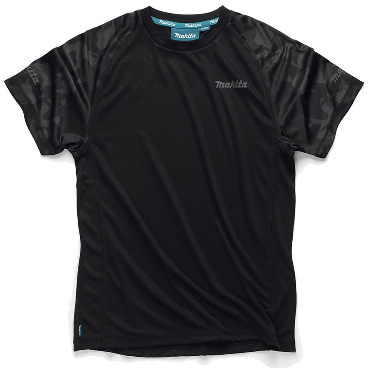 Makita MK102M Tech T-Shirt Regular Fit Black - Size L