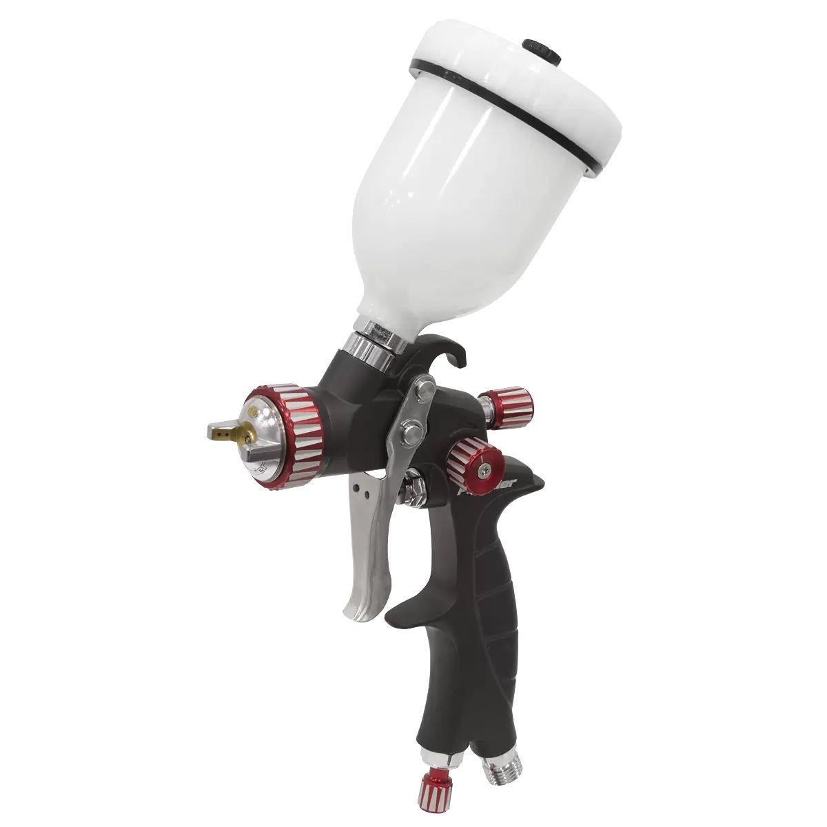 Sealey HVLP04 HVLP Gravity Feed Touch-Up Spray Gun 1mm Set-Up