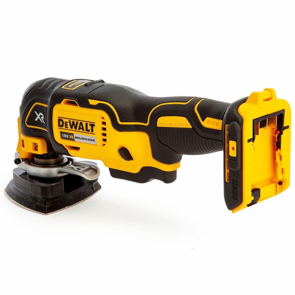 Dewalt DCS355N 18V XR Brushless Oscillating Multi-Tool Body with 5 Piece Blade Set