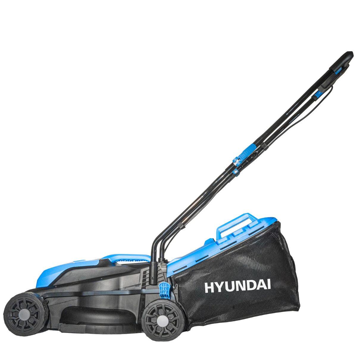 Hyundai HY20CLM33 20V Brushless Cordless Lawnmower 33cm/13 Inch With 32L Collection Bag