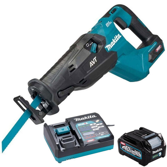 Makita JR002GZ 40V XGT Brushless Reciprocating Saw with 1 x 2.5Ah Battery & Charger