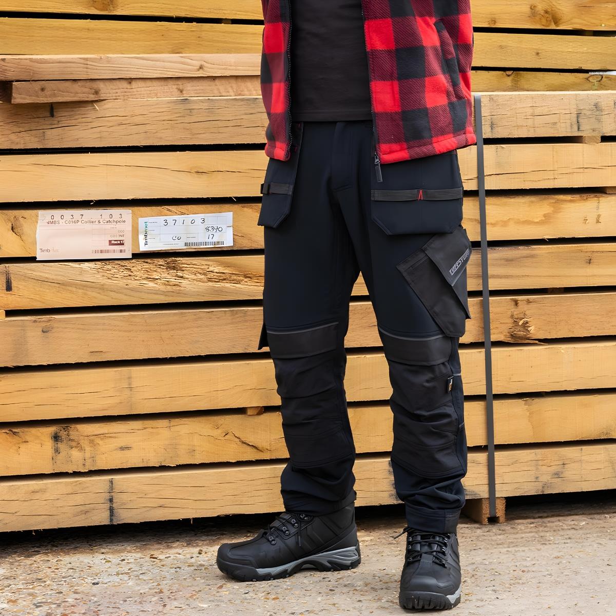 TuffStuff 735 4-Way Stretch Apex Flex Holster Trousers Black - L30